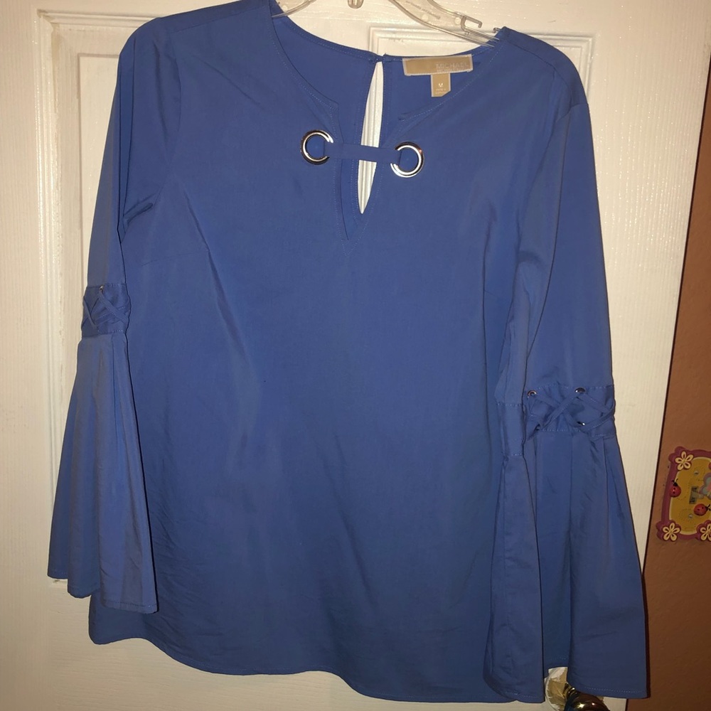 Michael Kors blue blouse